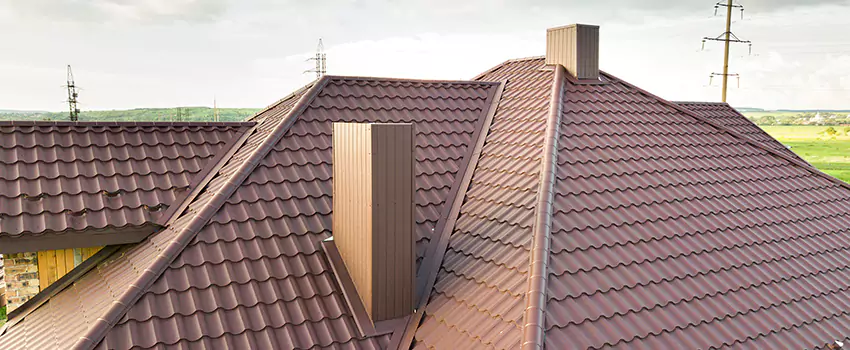 Residential Chimney Flashing Restoration in Romulus, MI