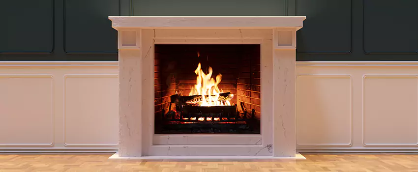 Open Flame Wood-Burning Fireplace Installation Services in Romulus, Michigan