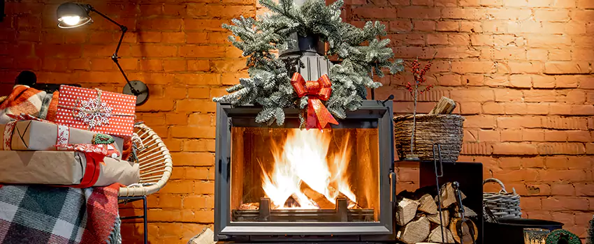 Travis Industries Linear Gas Fireplace Installation in Romulus, Michigan