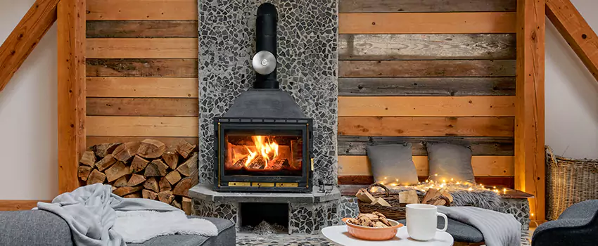 Thelin Hearth Products Direct Vent Gas Stove Fireplace Inspection in Romulus, Michigan