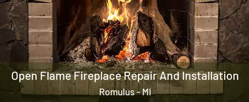  Open Flame Fireplace Repair And Installation Romulus - MI